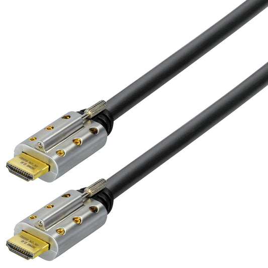 High Speed HDMI-Kabel, aktiv, mit Ethernet, 4K, vergoldet, verschiedene Längen