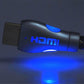 Transmedia High Speed HDMI-Kabel mit Ethernet und LED, 4K@ 60 Hz, versch. Längen