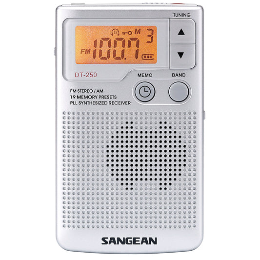 B-WARE - Sangean DT-250 Taschenradio mit Lautsprecher und Ohrhörer