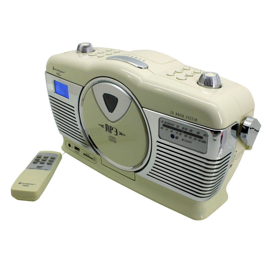 B-WARE - Soundmaster RCD1350BE Retro CD/MP3/USB Radio in beige