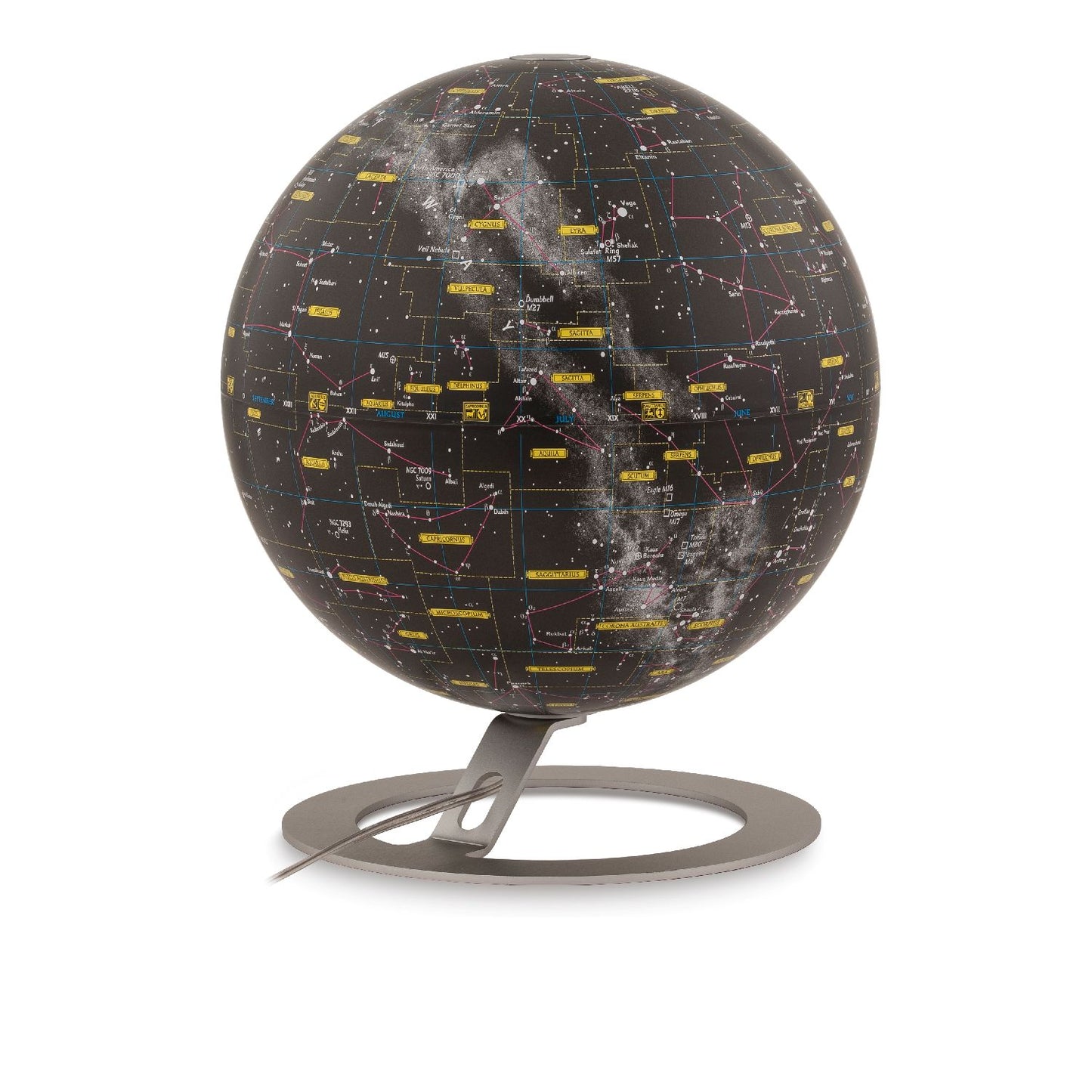 National Geographic globe illuminé corps célestes 30 cm lune ou ciel étoilé